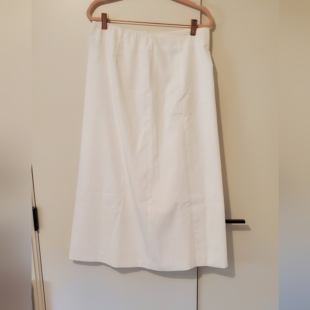 SHEIN White Maxi A-Line Skirt for Work
